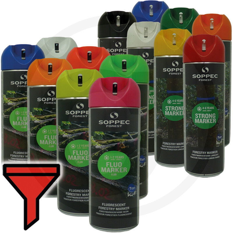 Zoekfilter Bosbouwmarkeringsspray
