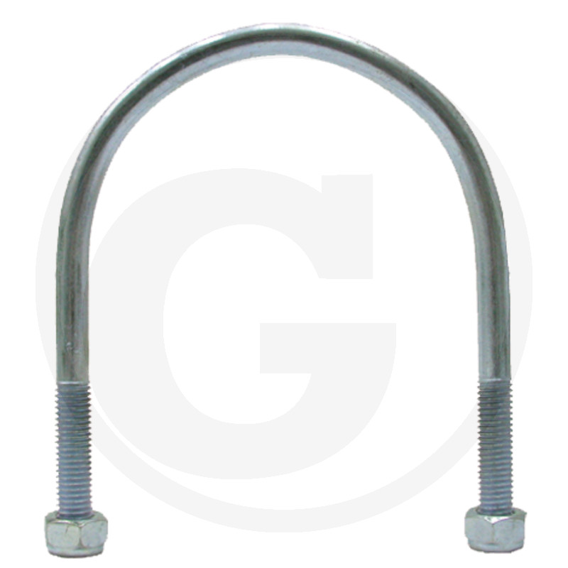 Supports avec écrous, galvanisés