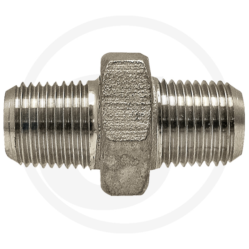 Dubbele Nippel Met 2x Buitendraad