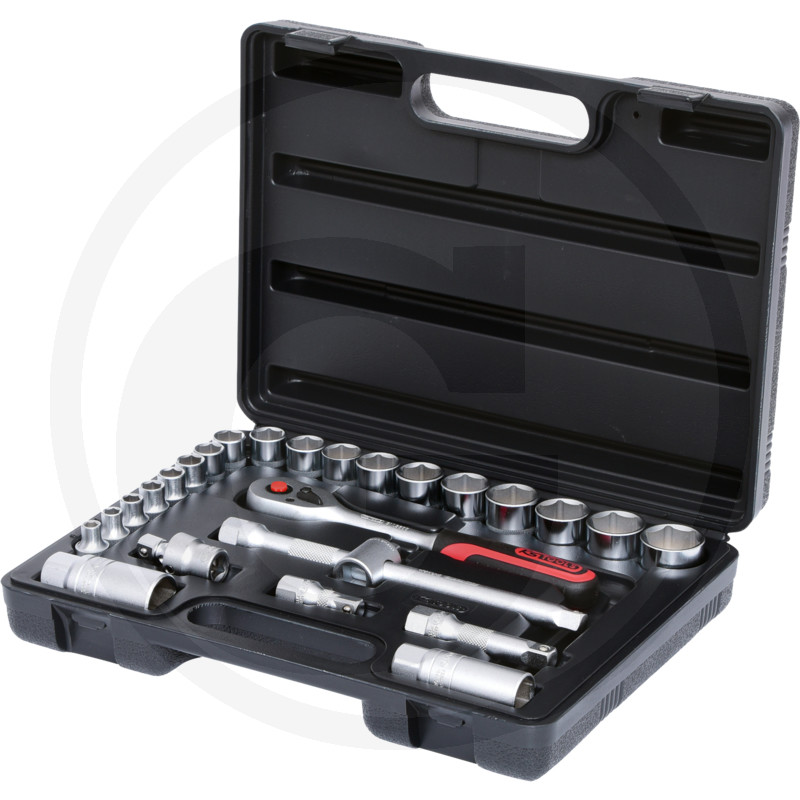 Dopsleutelset, 3/8”, 26-delig