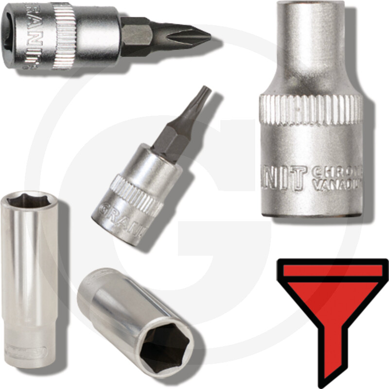Zoekfilter Dopsleutels, 1/4”