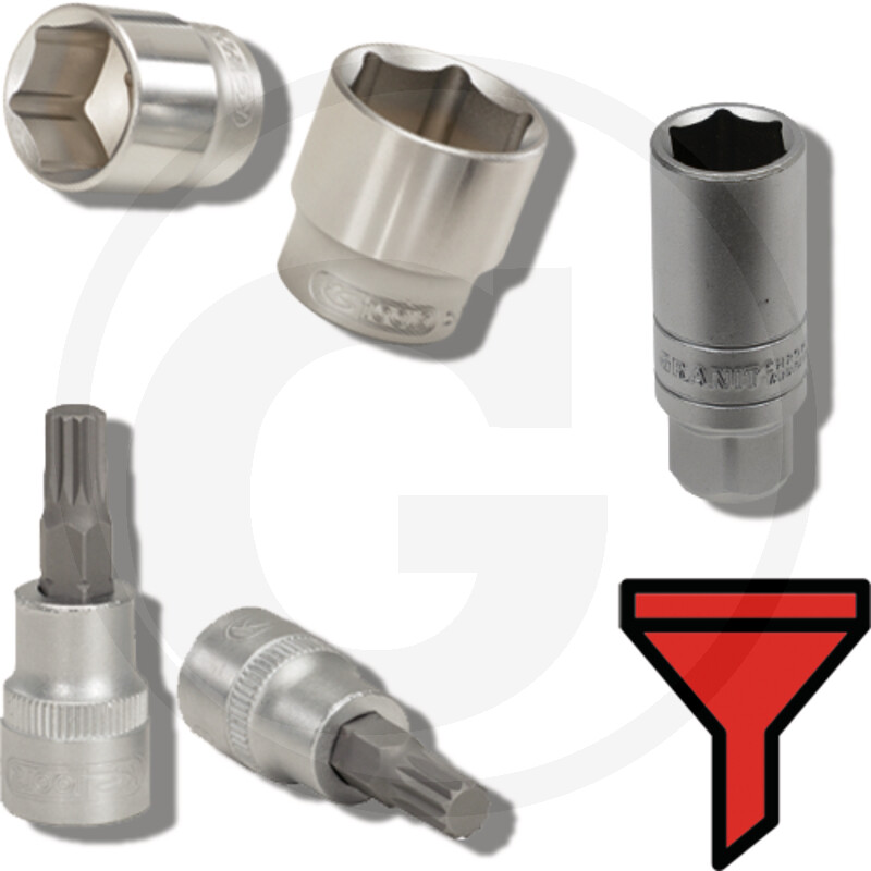 Zoekfilter Dopsleutels, 3/8”