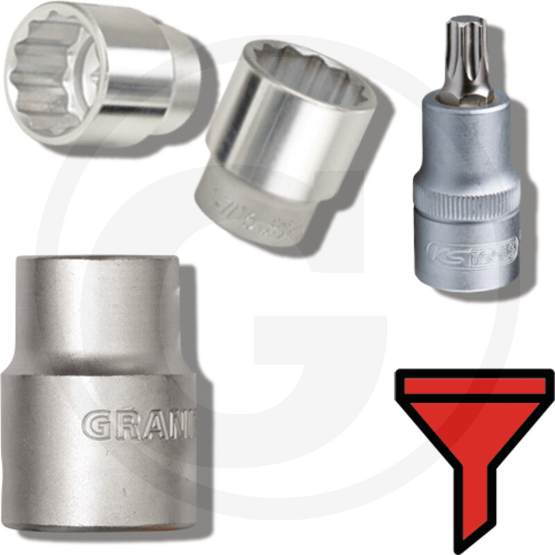 Zoekfilter Dopsleutels, 3/4”