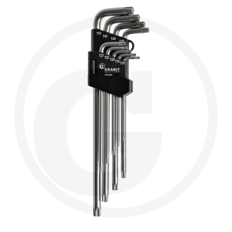 Haakse Stiftsleutelsets, TORX®