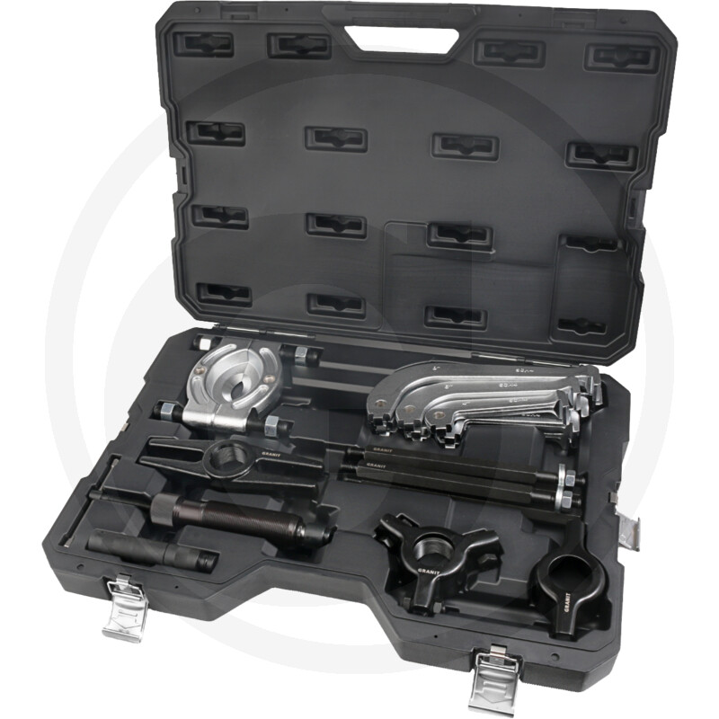 Abzieherset, hydraulisch, 22-teilig