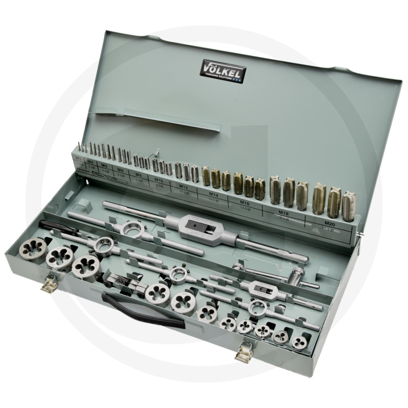 Draadtapset M3 - M20, 54-delig