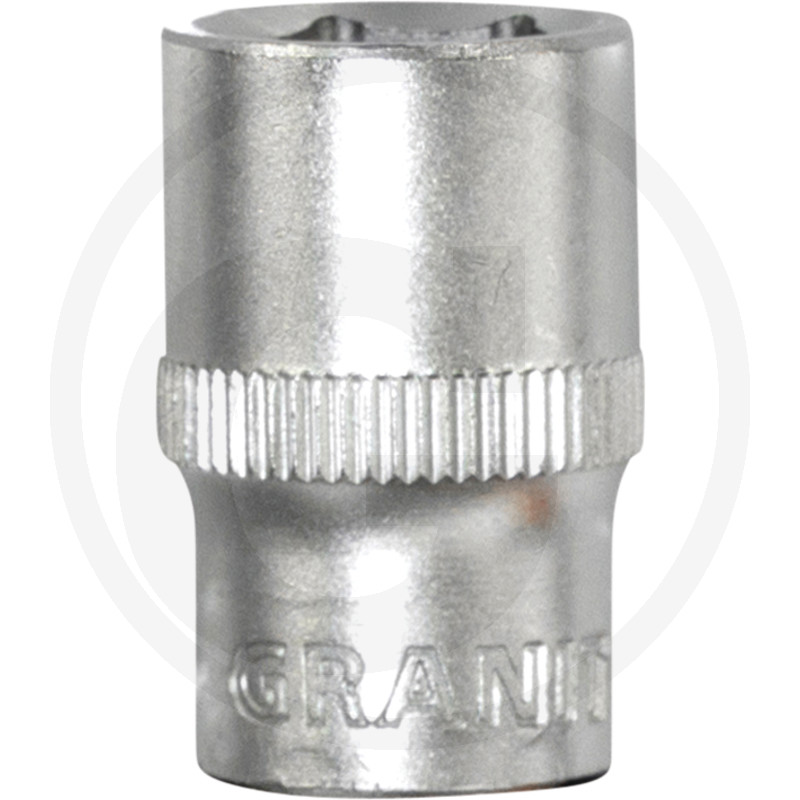 HeavyGrip Zeskantdoppen, Kort, 1/4”