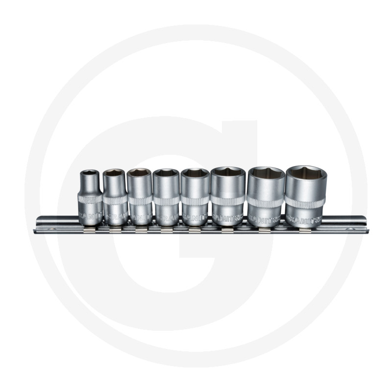 1/4” Doppenset, 8-delig, Metrisch