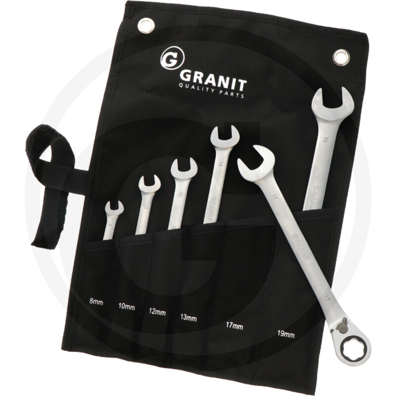 HeavyGrip Ratelsleutelset, 6-delig
