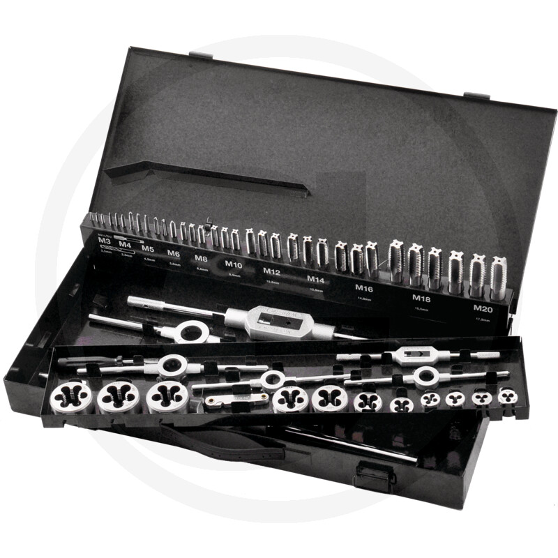 Draadtapset M3 - M20, 56-delig