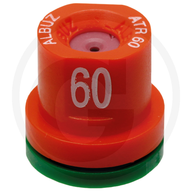 Buses de pulvérisation 60°, en céramique avec enveloppe en plastique, orifice rond 12 mm