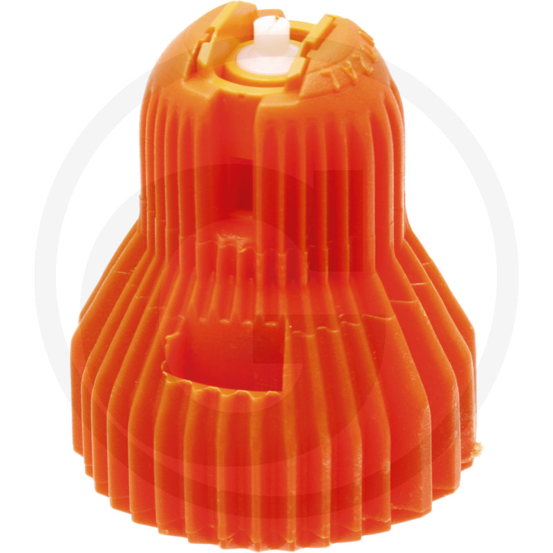 Buses de pulvérisation 120°, en céramique avec enveloppe en plastique, bouchon Kwix 1/4" (connexion à baïonnette)