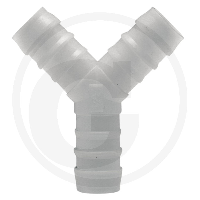 Y-stukken met 3x slangtule, PVC