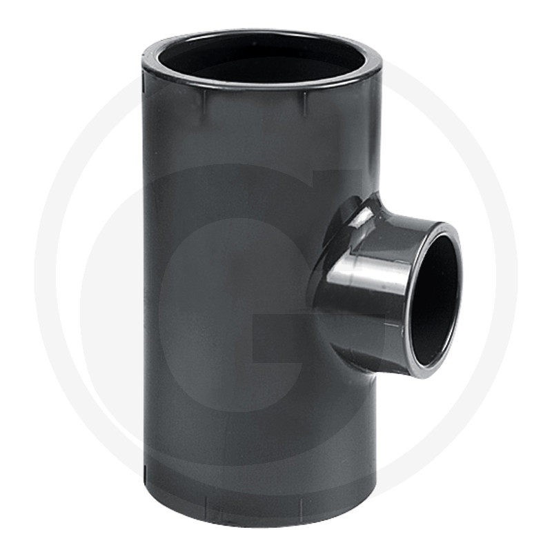 T-stukken met reducering, 3x lijmsok, PVC-U