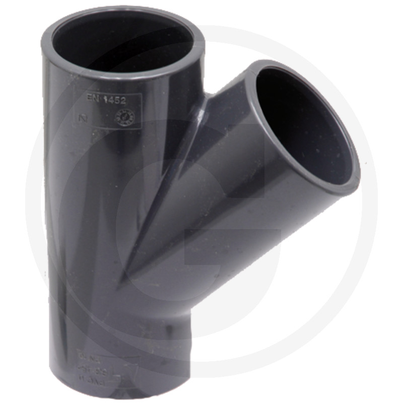 Y-stukken met 45°, PVC-U