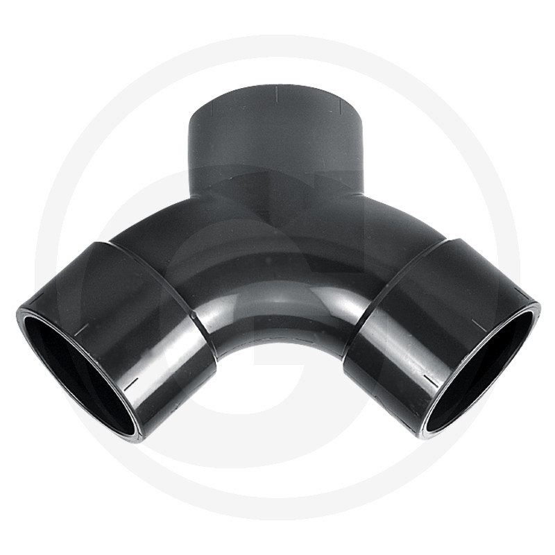 Y-stukken met bocht, PVC-U