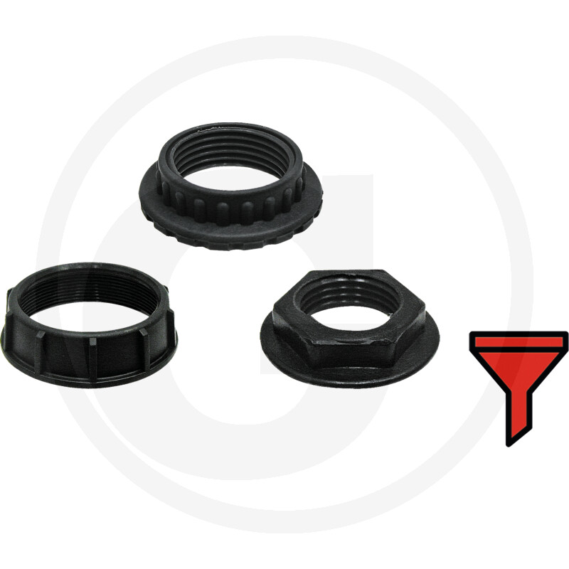 Zoekfilter draad- en wartelmoeren