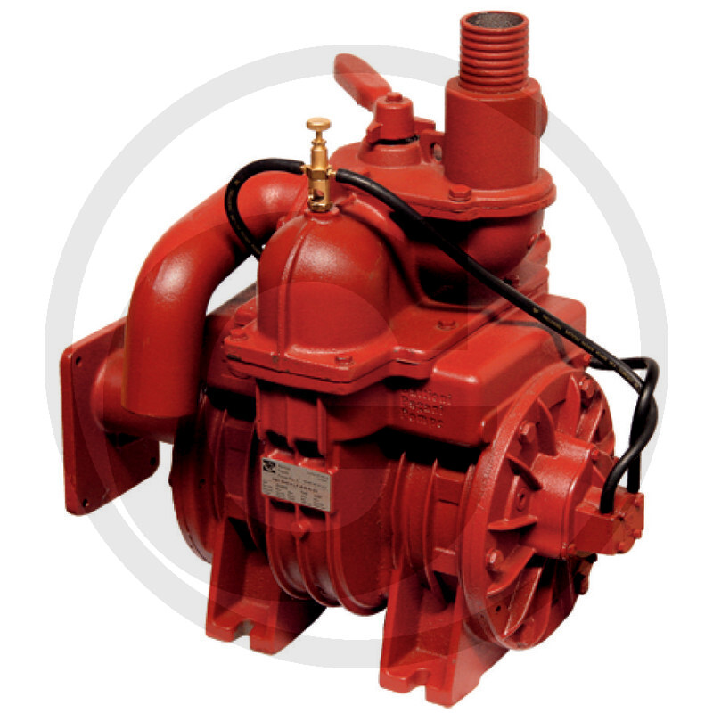 Compresseur MEC/H avec pompe à huile, avec bride pour moteur hydraulique, conduite à droite avec lubrification automatique (LA)