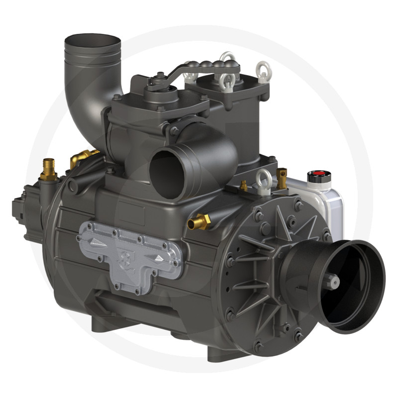 Compressor serie KPS-B / D watergekoeld, met directe aandrijving, linksdraaiend, met automatische smering (LA)