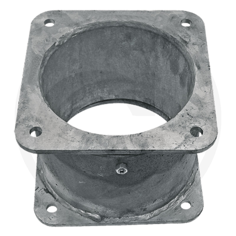 Accouplement pivotant passemd pour bride carrée, zingué