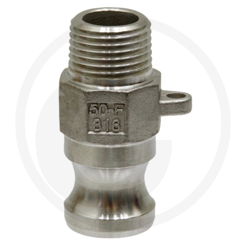 Pièces en V avec filetage mâle BSP, type F