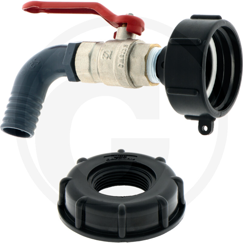 PVC-adapter S 60 x 6 voor IBC-tanks