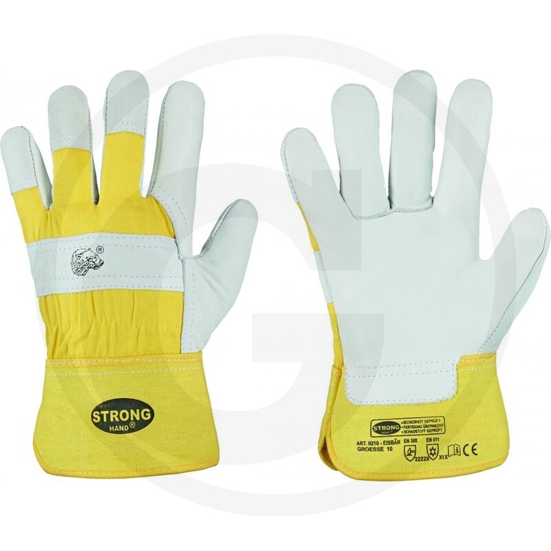Gants en cuir de vachette "hiver"