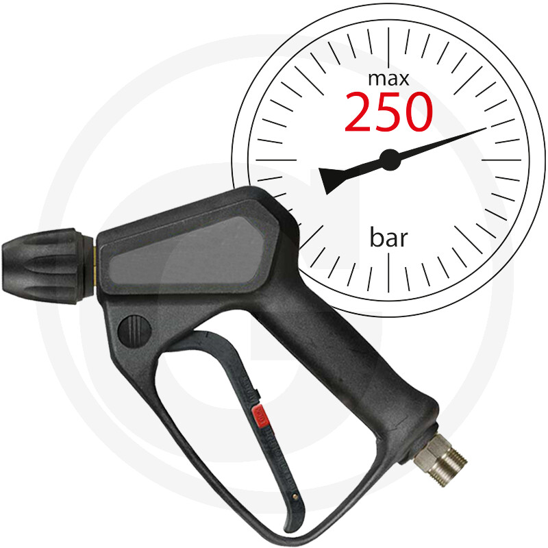 Jusqu'à 250 bars