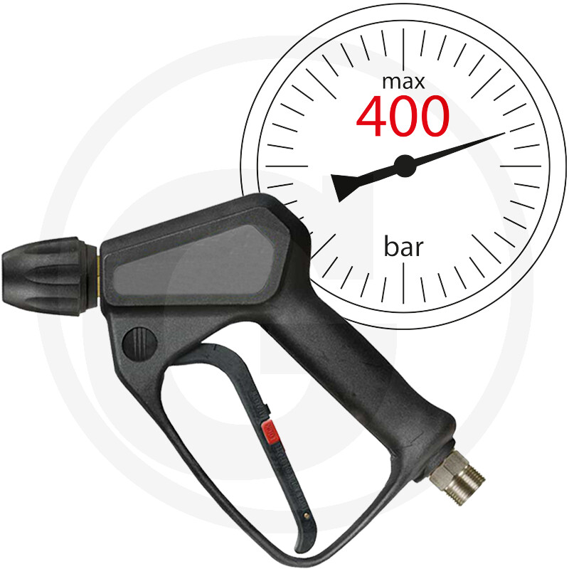 Jusqu'à 400 bars