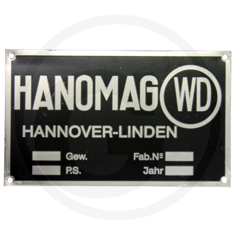 Plaques signalétiques