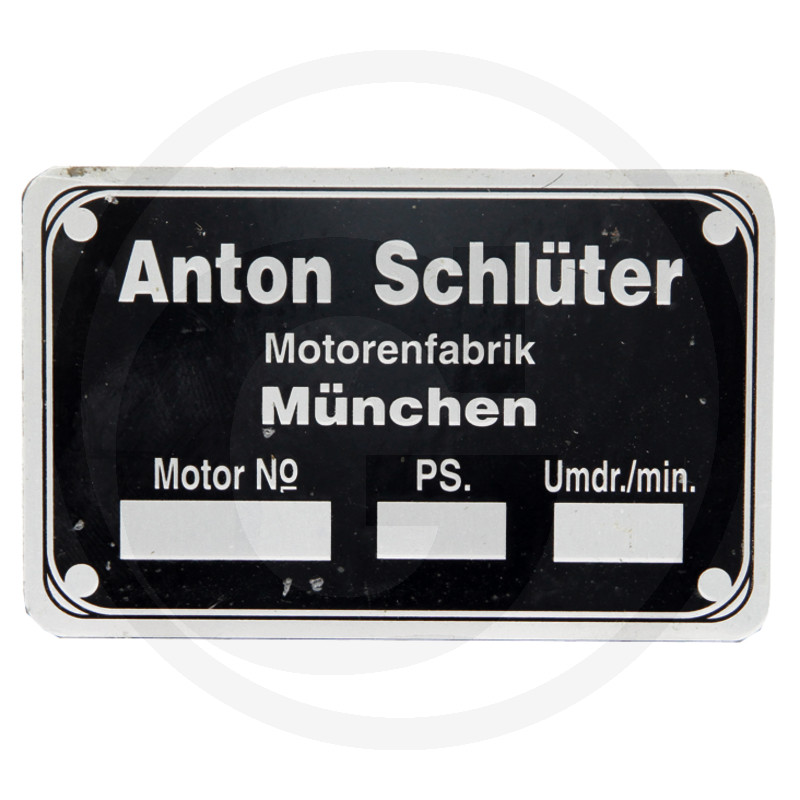 Plaques signalétiques