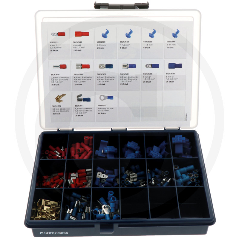 Assortiment de cosses, 295 pièces