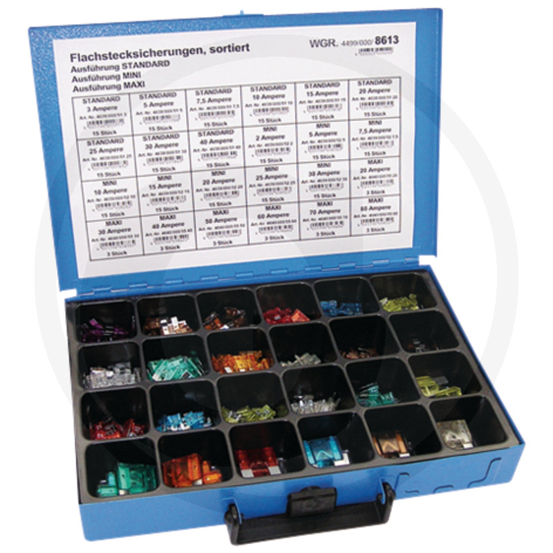 Assortiment steekzekeringen, 24-voudig