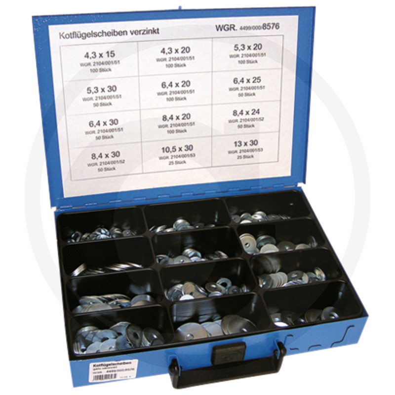 Assortiment carrosserieringen, 12-voudig