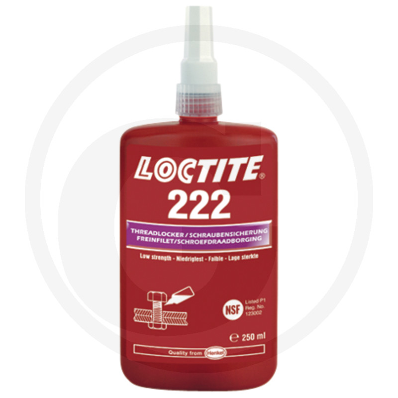 LOCTITE® 222 schroefdraadborgmiddel met lage sterkte