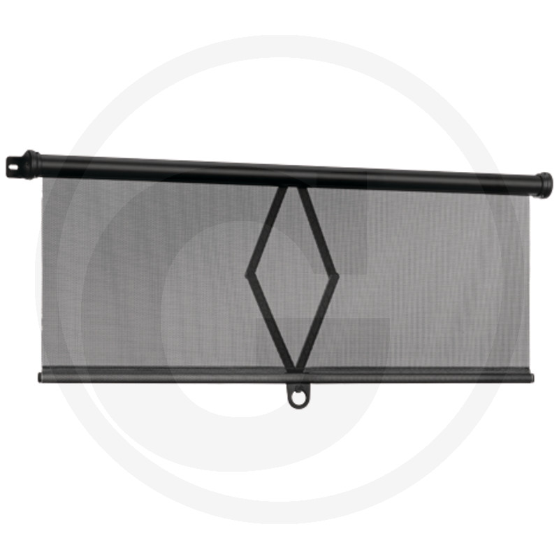 Zonwering met schaarconstructie