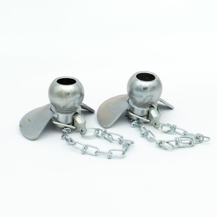 Set van twee kogelvangsteunen cat. 2 - 28x56x69