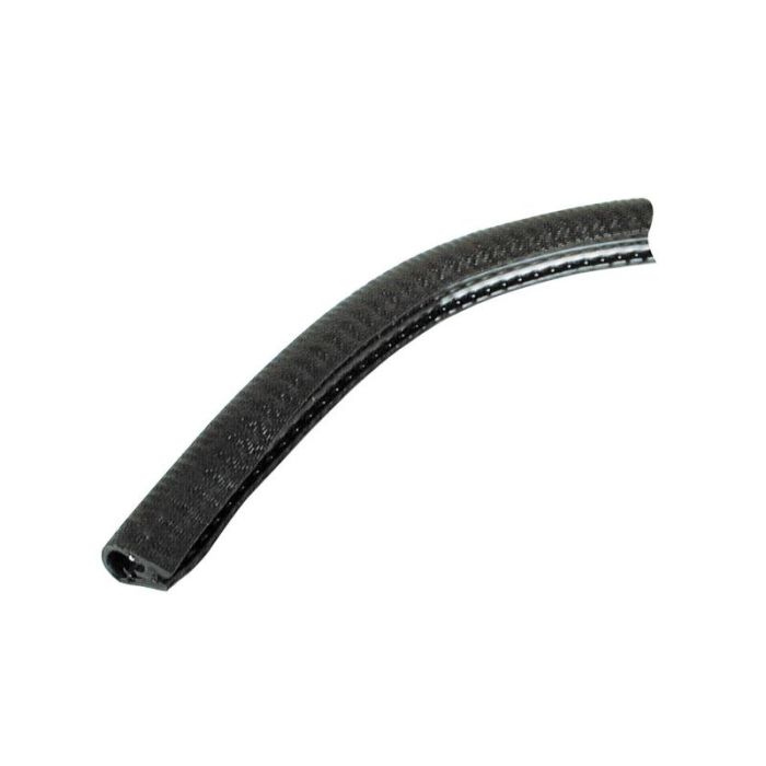 Bande de protection en plastique (noire) 1 - 4mm x 1M