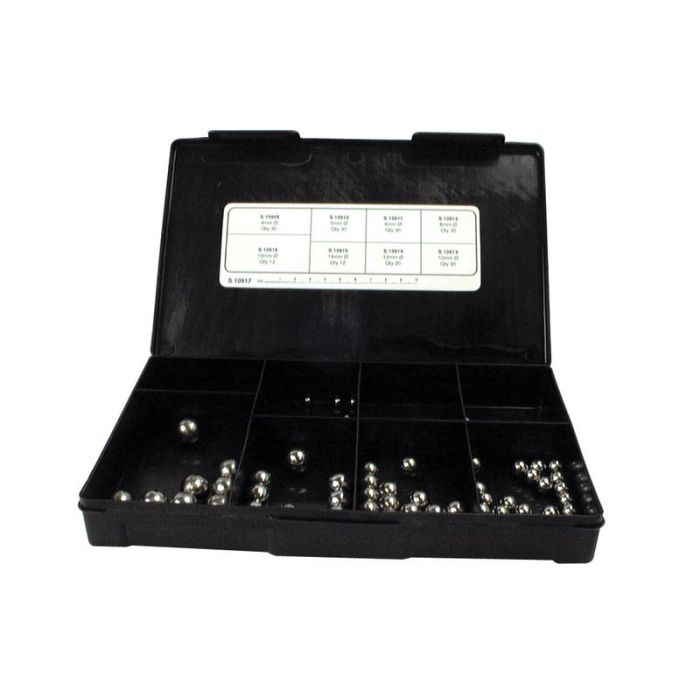 Sparex Carbon Steel Ball Bearing Kit - Metrisch Ø4 - 16mm