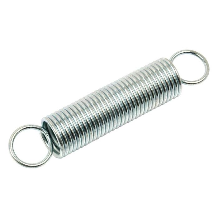 Trekveren, Veer Ø19mm, Draad Ø2mm, Lengte: 105mm.