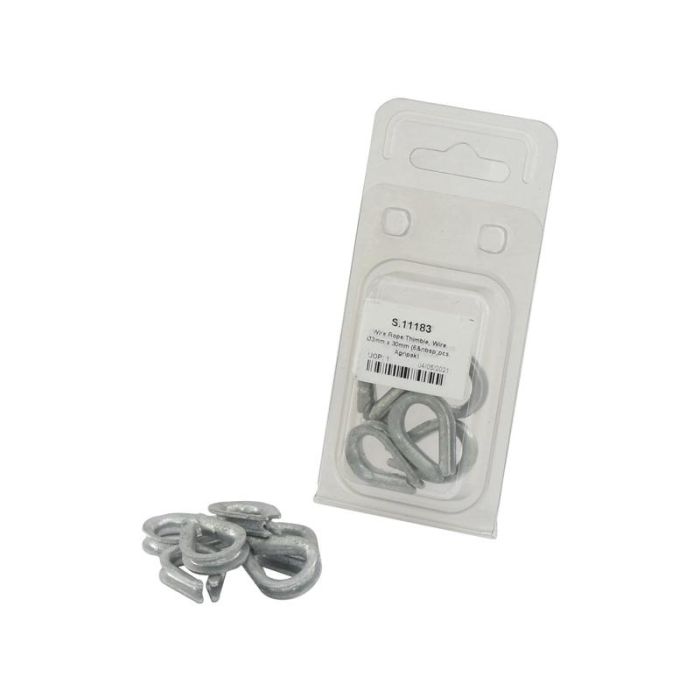 Staaldraagkous, Draad Ø3mm x 30mm (6stuks Agripak)