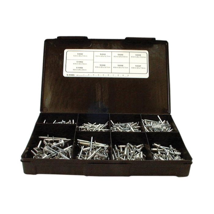 Blindklinknagel 3.2 - 4.8 x 8 - 24mm (295 stuks) Handipak