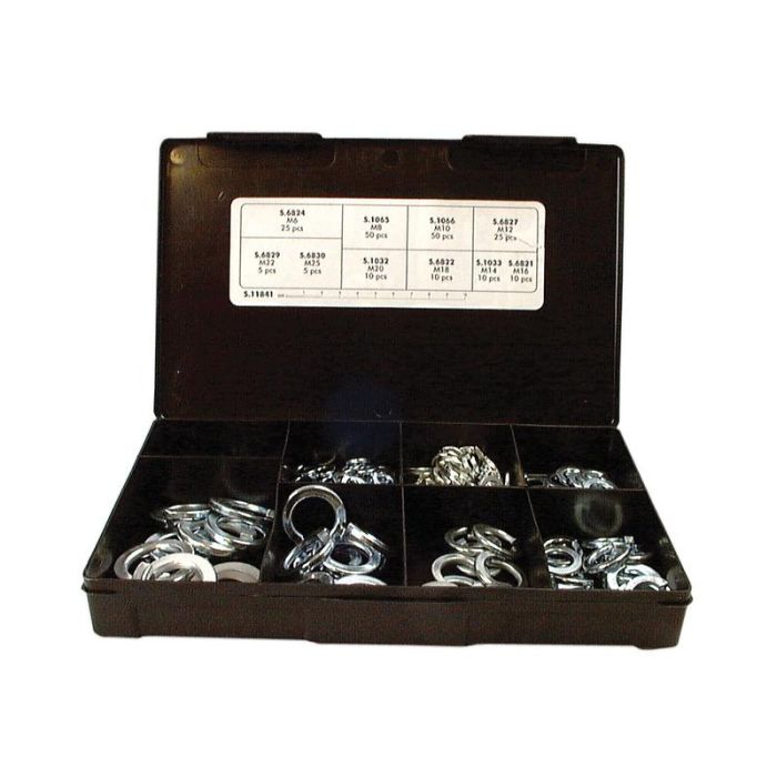Veerring M6 - 24 verzinkt DIN or Standard No. DIN 127B 200 stuks Handipak Veerring M6 - 24 verzinkt DIN or Standard No. DIN 127B 200 stuks Handipak