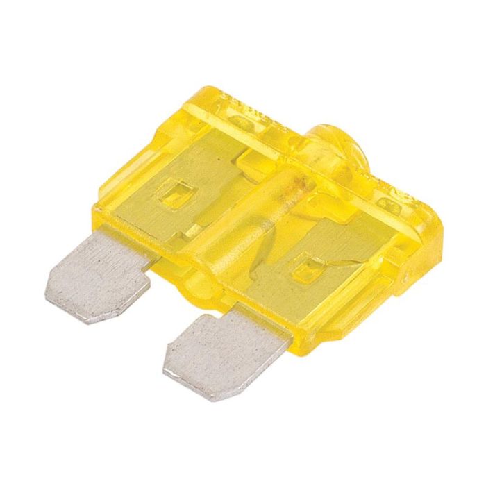 Fusible à fiche, 20 ampères "Glow Blade" - Jaune