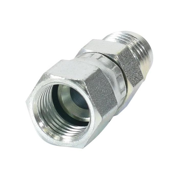 NIPPEL M/V 9/16x9/16\"JIC RECHT