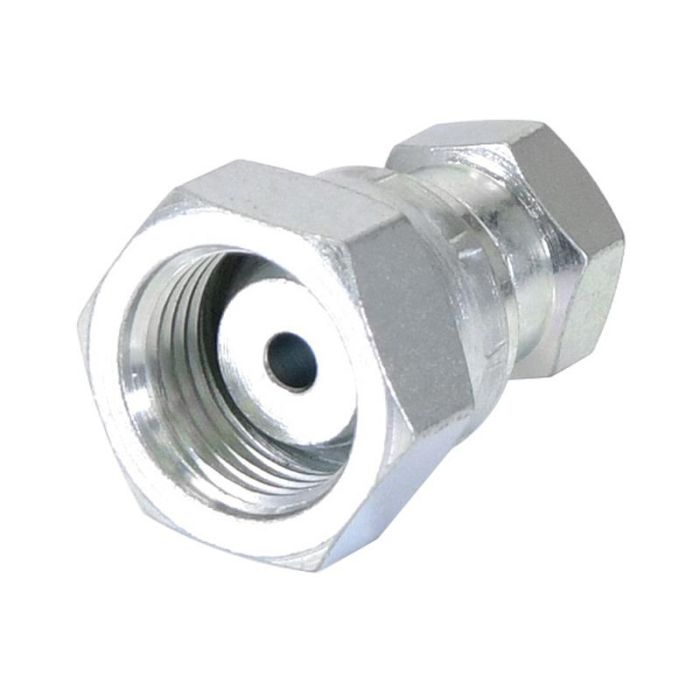 Hydraulisch verloopstuk 1/4'' BSP Wartelmoer, vrouwelijk x 1/2'' BSP Wartelmoer, vrouwelijk