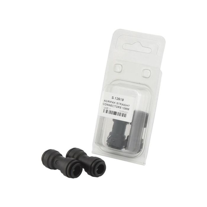 AGRIPAK STRAIGHT CONNECTORS 10mm