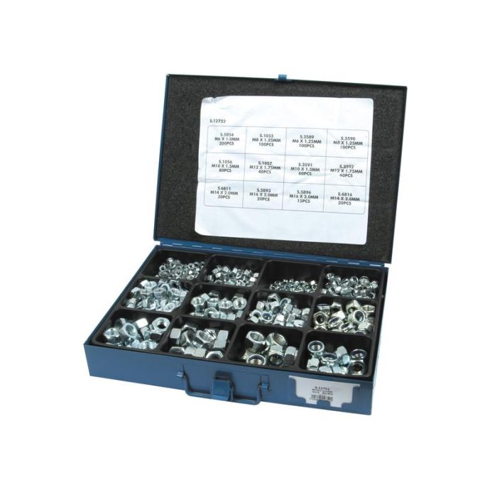 Ecrou autobloquant (Din 934/985) 805pcs Metalpak
