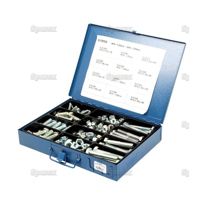 Metric Bolt and Setscrew Assortment (Din 960, 961) 216stuks Metalpak