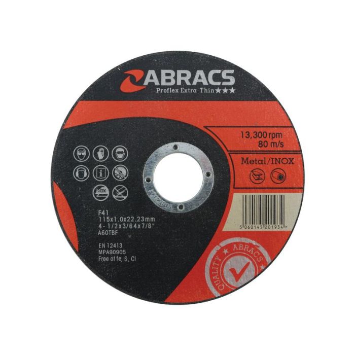Trennscheibe Metall Ø115 x 1 x 22,23mm A60TBF